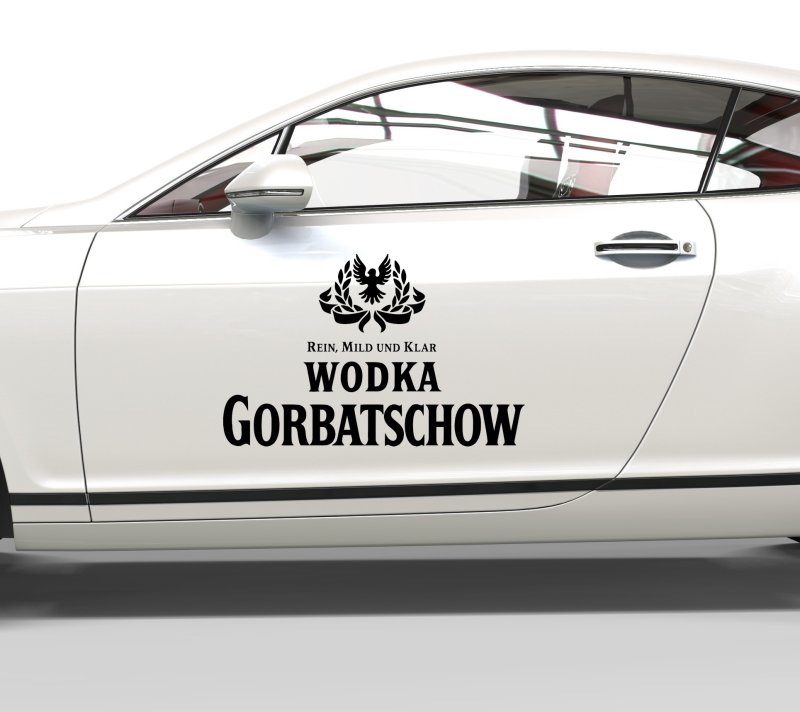 46048 Wodka Gorbatschow Aufkleber